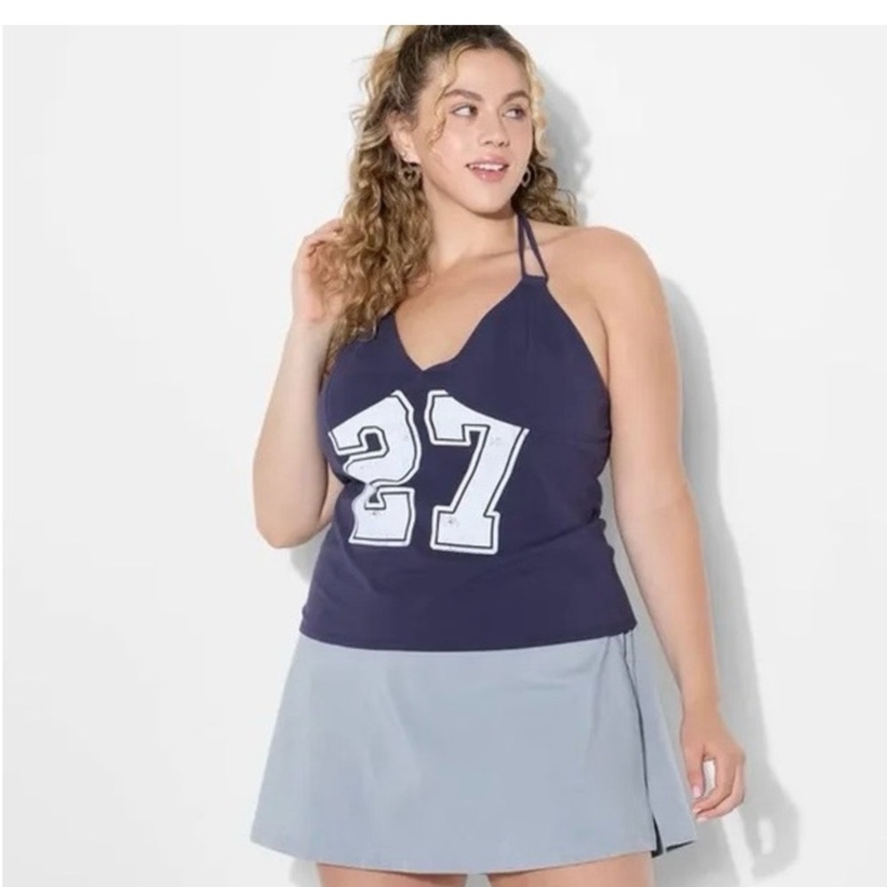 NWT Wild Fable Graphite Purple Halter Top XL